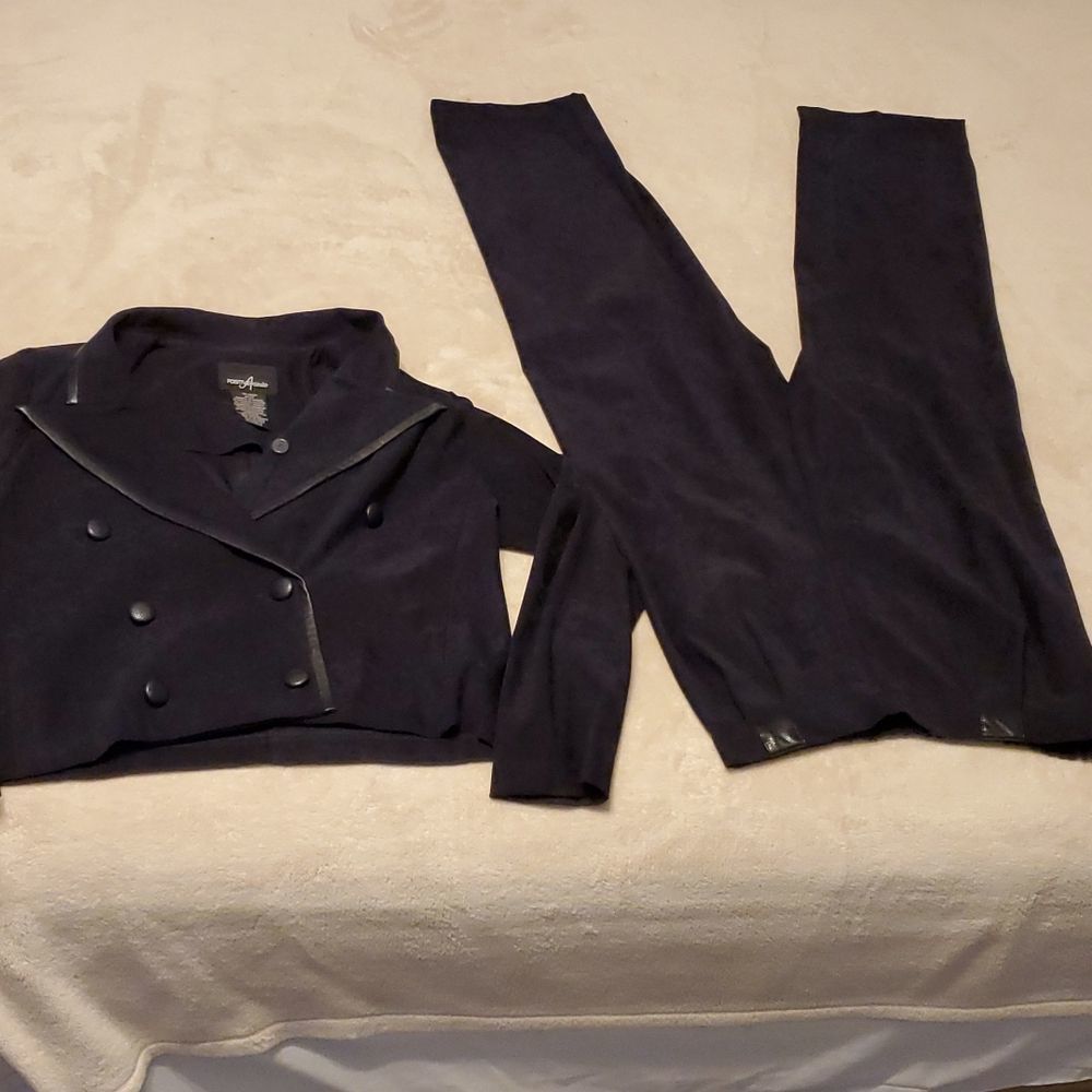 Positive Attitude 2 piece black women's outfit 12 petite